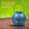 Creative Solar LED Iron Art Hollow Lantern Light Outdoor Decor Lighting Lamp