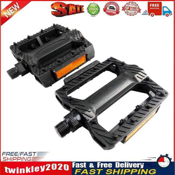 1 Pair Bicycle Paddles Non-slip Reflective Plastic MTB Road Bike Paddles Newly