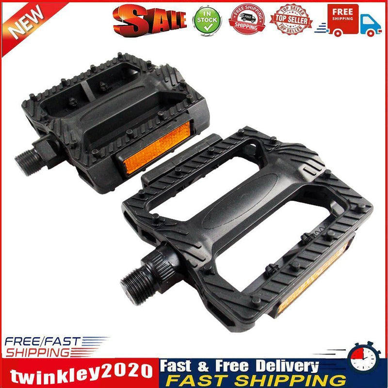 1 Pair Bicycle Paddles Non-slip Reflective Plastic MTB Road Bike Paddles Newly