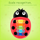 Ladybug Musical Instrument Kids Learning Early Education 8 Notes Beat Xylophone
