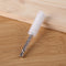 2pcs Pipe Dredge Hex Shank Brush Kit with Drill Extension Rod (White Nylon)