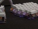 Split Macro Keyboard 78keys White Mechanical Multi- Modes LED Backlight Programm