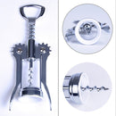 Stainless Steel Metal Wine Corkscrew Bottle Handle Opener Corkscrews Newly