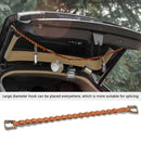 18-ring Camping Hanging Rope Tent Cup Lamp Hanger Clothes Line (Khaki) Newly