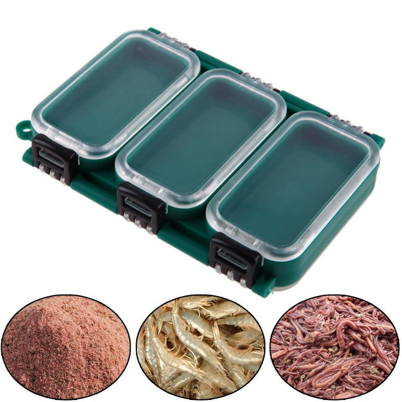 6 Compartment Waterproof Double Sided Fishing Storage Case Lure Box