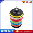 8pcs Car Polishing Disc Waxing Sponge Car Polisher Drill Adapter (5 inch)