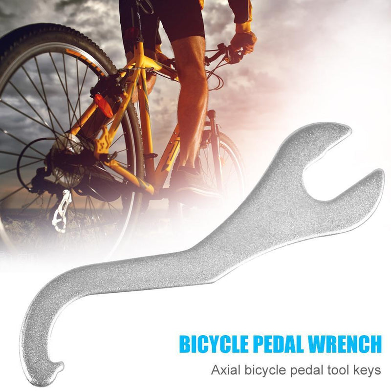 2 in 1 15mm/16mm Spanner Bike Bicycle Pedals Bottom Bracket Ring Wrench Tool