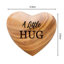 Little Pocket Wood Heart Token Christmas Anniversary Gift Lover Home DIY Deco