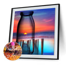 5D DIY Full Drill Diamond Painting Cross Stitch Kit (HG106 Bottle Scenery) Newly