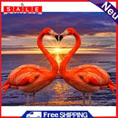 Oil Paint by Numbers Kit Flamingo DIY Picture Drawing Artwork Wall Craft Gifts