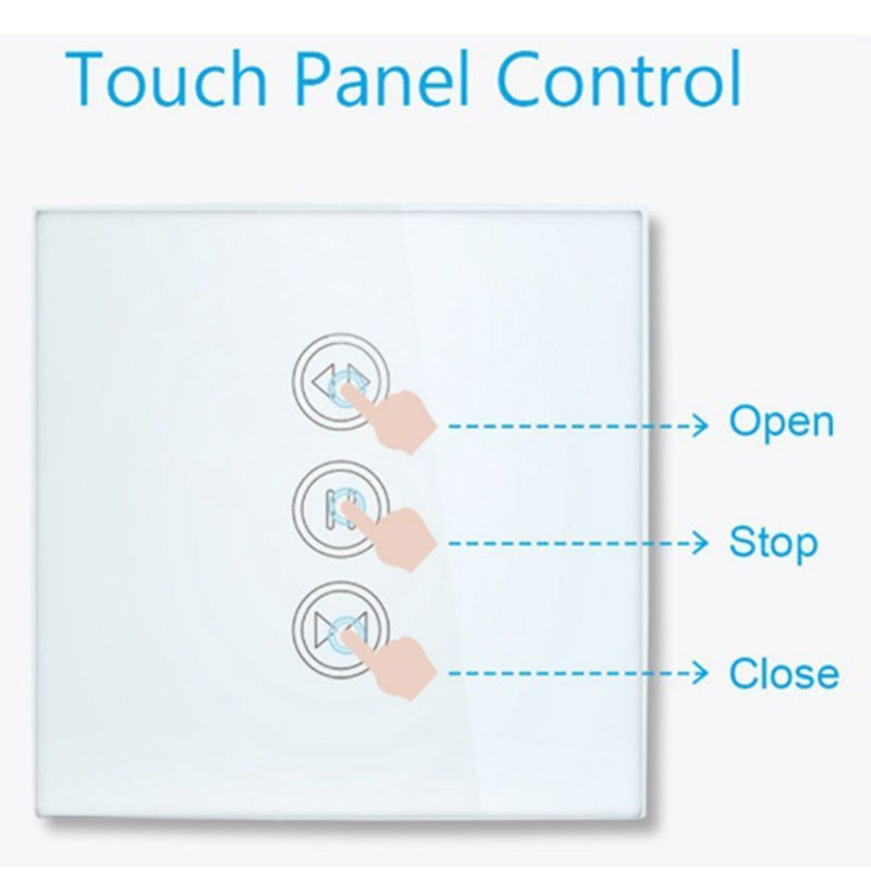 WiFi European Switch Electric Motorized Smart Curtain Switch Roller Shutter