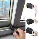 Aluminum Alloy Child Safety Sliding Window Throttle Lock with 2 Locks