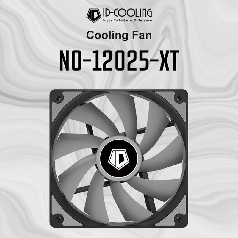 ID-COOLING NO-12025-XT DC 12V 1800RPM CPU Cooler Hydraulic Bearing Radiator Fan