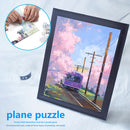 1000 Pieces DIY Purple Train Puzzle Educational Learning Assembling Jigsaw