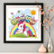 5D DIY Full Drill Diamond Painting Horse Birds Embroidery Mosaic Needlework Set