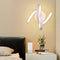 Spiral LED Wall Light Bedside Aisle Bedroom Decorative Lamp (Warm Light)
