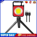 LED Keychain Flashlight 500 Lumen Outdoor Camping Working Light (Red+Stand)