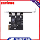 Asiprop SSU 2-Port USB 3.0 PCI-e x1 Expansion Card PCI Express Adapter for