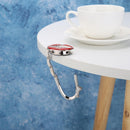Zinc Alloy Rhinestone Folding Purse Handbag Hanger Hook Holder Bag Table Ho