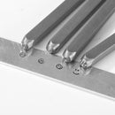 4pcs Metal Jewelry Stamps Punch Blank Bangle Stamping Mold (Smile Face) Newly