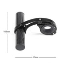 10cm Bicycle Handlebar Extender Bike Front Light Computer Bracket (Black)