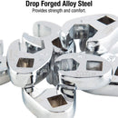 Crow Foot Crowsfeet Wrench Spanner Set 3/8 Drive 10mm - 22mm on Storage Rail