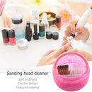 Plastic Nail Art Drill Grinding Head Deep Cleaning Brush Manicure Tools