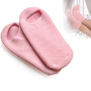 1 Pair Pink Moisturize Soften Repair Cracked Skin Treatment Gel Spa Socks