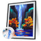 Art Hand Painted Oil Paint By Numbers Digital Scenery Drawing Canvas Home Decor