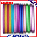 55pcs Straight Knitting Needles Crochet Hook DIY Home Sweater Weave Yarn Tools