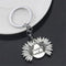 Women Fashion Flower Car Keyring You Are My Sunshine Pendant Sunflower Keychain