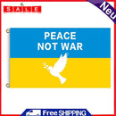 Peace Dove Flag Peace Not War Polyester Hanging Flags for Home Garden Decoration