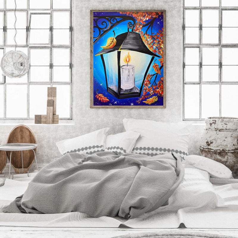 Light in Wind Oil Paint By Numbers Kits Canvas Drawing DIY Coloring Picture