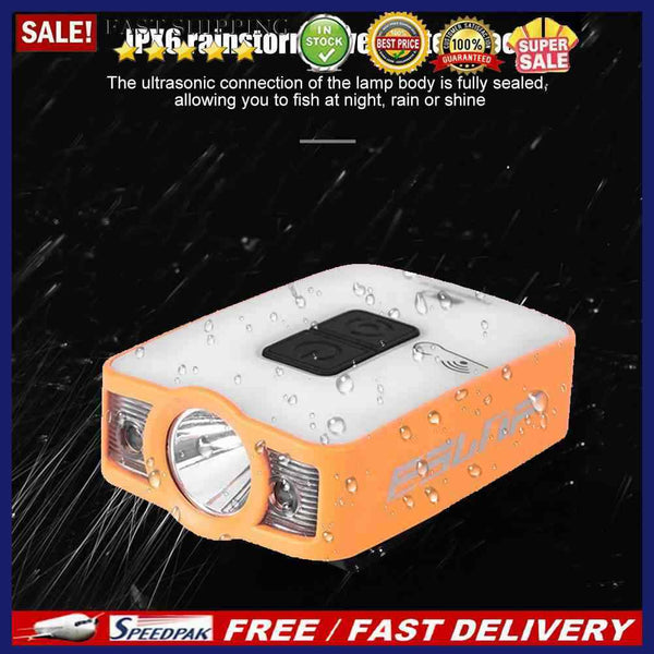 LED Headlamp 2 in 1 Headlight Rechargeable Waterproof Headlamp for Night Fishing