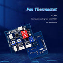 HW-585 PWM Speed Controller 4 Wire Computer Fan Thermostat Governor Module Newly