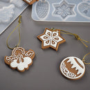 DIY Epoxy Mold Christmas Elk Bell Decorative Key Chain Hanging Non-Toxic Crafts
