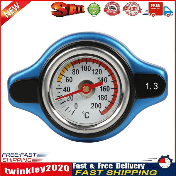 1.3 Bar Thermostatic High Pressure Radiator Cap with Temperature Gauge Newly