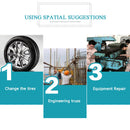 360Nm Torque 7800mAh Rechargeable Cordless Brushless Impact Wrench (A)-2501
