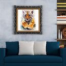 5D Full Round Drill Diamond Painting DIY Little Tiger Rhinestone Mosaic Picture