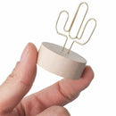 Paper Clamp Round Shape Base Picture Frame Photos Clips Clamps Stand Place Card