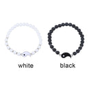 Yin Yang Paired Fashion Jewelry Couple Bracelets Beaded Tai Chi Best Friends