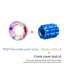 TOOPRE M20x8mm Mountain Bike Crank Cover Screws Cap Crankset Protective Case