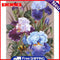 Iris Flowers Colouring Oil Canvas Picture DIY Hand Painted Paint By Numbers Kit