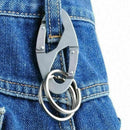 Aluminum Alloy Snap Clip Hook Keychain For Hiking N1U6 Climbing Carabiner W4U3
