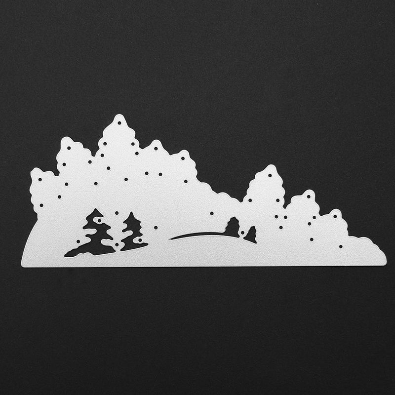 Tree Pattern Metal Punching Molds Stencil DIY Scrapbooking Dies Metal Christmas