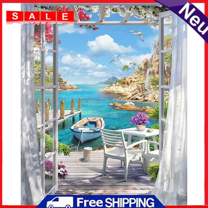 5D-Diamond Rhinestone Painting, Square, Home Decor