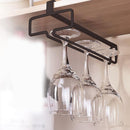 Kitchen Glass Holder Wine Cup Stemware Organizer Bracket Cabinet Pendant Rack