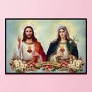 Full Embroidery DIY Canvas Stamped 11CT Cross Stitch Priest Virgin Art Decor Kit