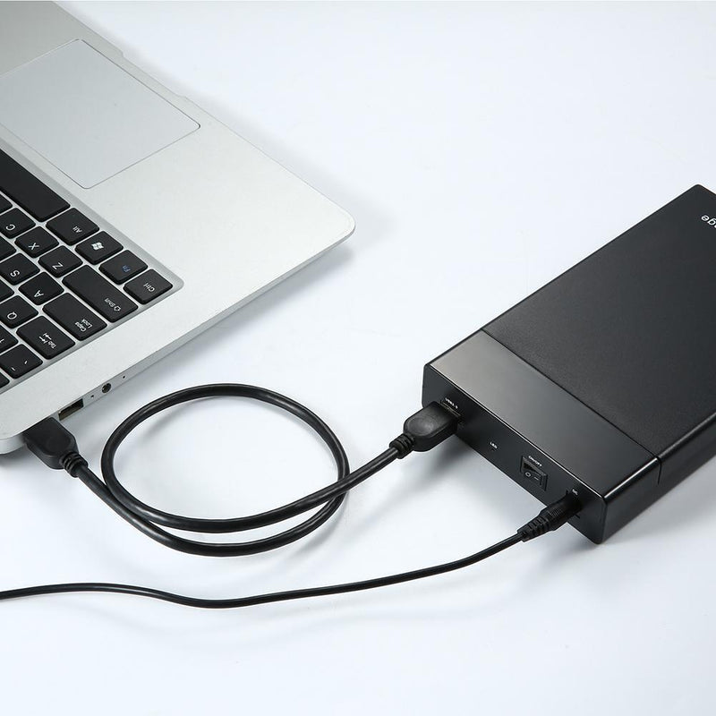 USB 3.0 to 3.5 inch SATA III 5Gbps External Hard Drive Ehclosure Case (EU)