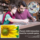 1000pcs DIY Yellow Sunflower Puzzle Educational Learning Assembling Jigsaw